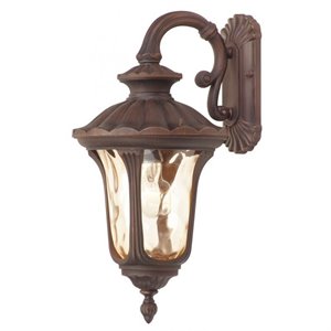 Livex Lighting Oxford Outdoor Wall Lantern in Imperial Bronze