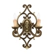 Livex Lighting Seville Wall Sconce in Bronze with Gilded Accents in Multi Color