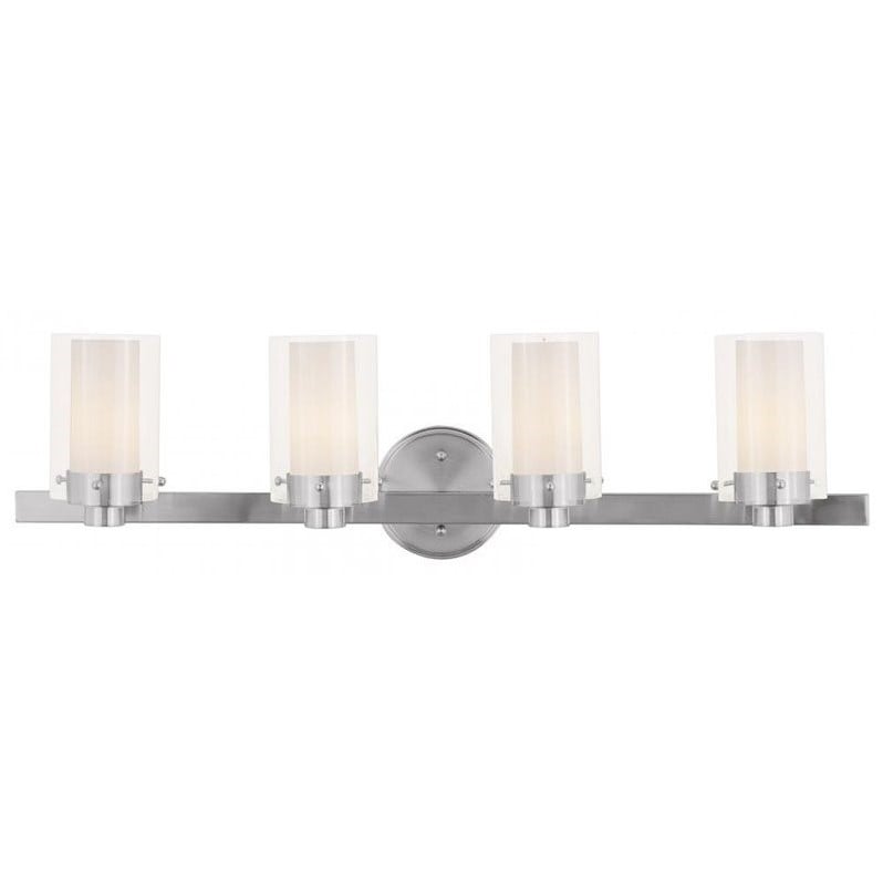 Livex Lighting Manhattan Bath Light in Brushed Nickel