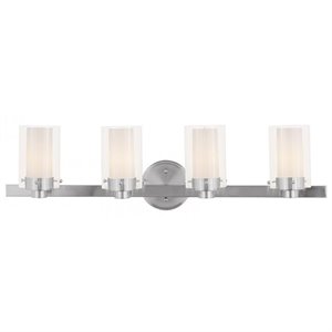 Livex Lighting Manhattan Bath Light in Brushed Nickel