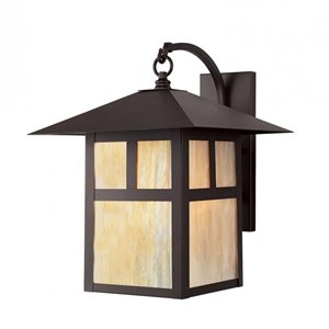 Livex Lighting Montclair Mission Outdoor Wall Lantern in Bronze