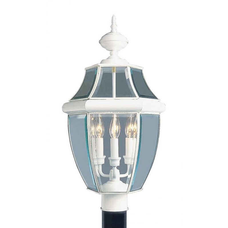Livex Lighting Monterey Outdoor Post Head in White