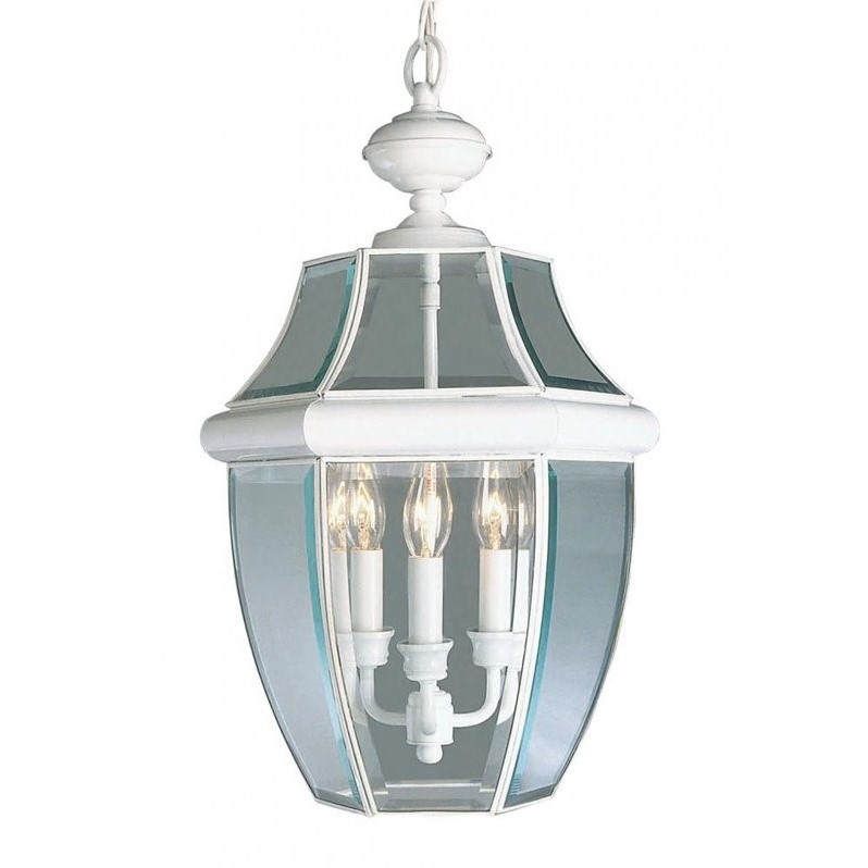 Livex Lighting Monterey Outdoor Chain Hang in White
