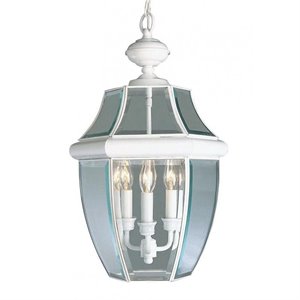 Livex Lighting Monterey Outdoor Chain Hang in White