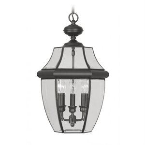 Livex Lighting Monterey Outdoor Chain Hang in Black