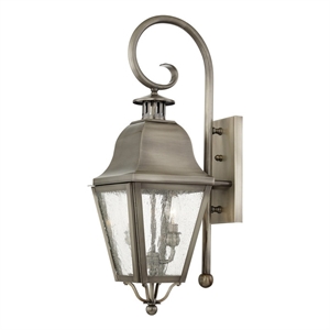 Livex Lighting Amwell 2 Light VPW Outdoor Wall Lantern