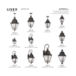 Livex Lighting Amwell 3 Light Bronze Outdoor Post Top Lantern