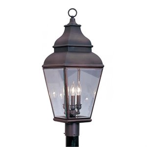 Livex Lighting Exeter Outdoor Post Head in Bronze