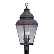 Livex Lighting Exeter Outdoor Post Head in Bronze