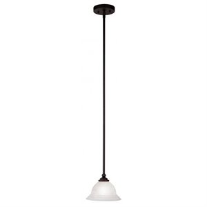 Livex Lighting North Port Mini Pendant in Black