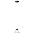 Livex Lighting North Port Mini Pendant in Black