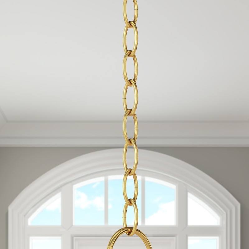 Livex Lighting Accessories Polished Brass 3' Standard Decorative Chain