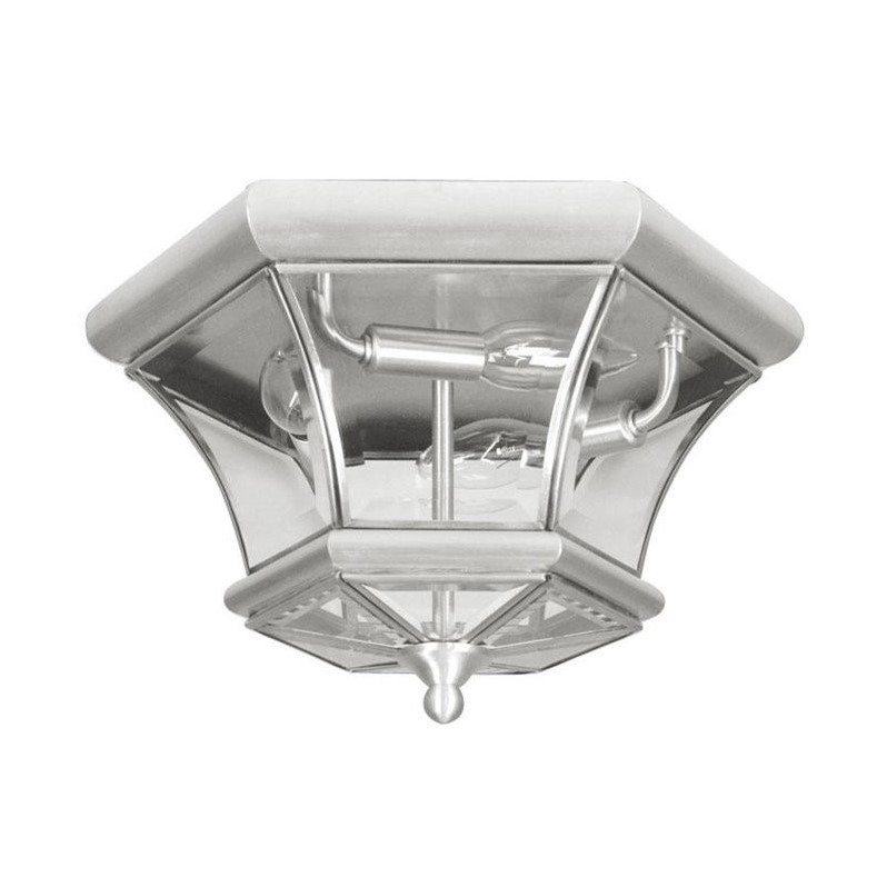 Livex Lighting Monterey Ceiling Mount in Brushed Nickel