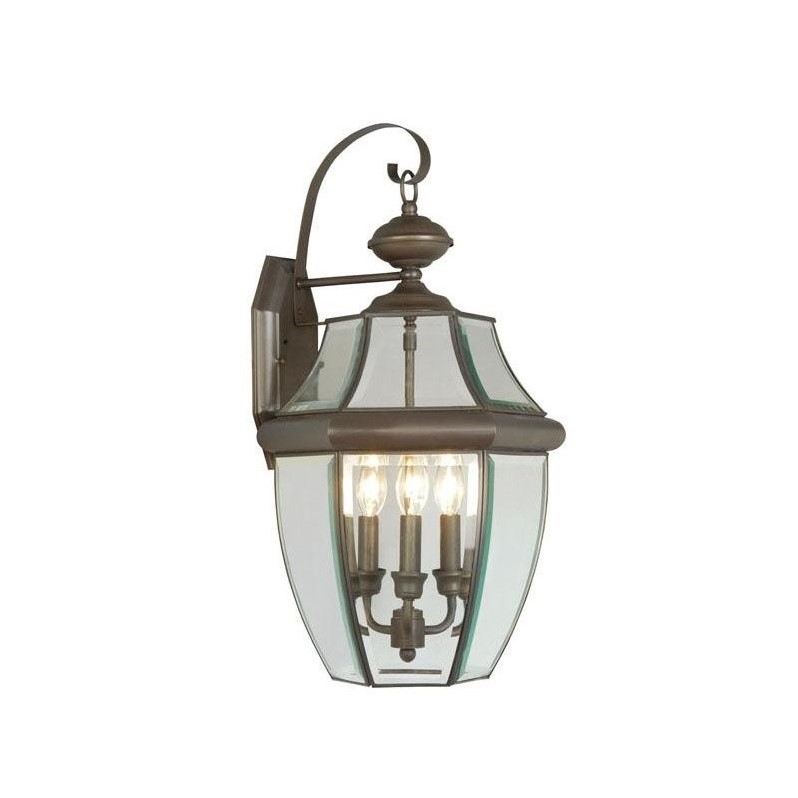 Livex Lighting Monterey Outdoor Wall Lantern in Bronze