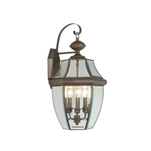 Livex Lighting Monterey Outdoor Wall Lantern in Bronze
