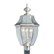 Livex Lighting Monterey Outdoor Post Head in Brushed Nickel