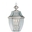 Livex Lighting Monterey Outdoor Chain Hang in Brushed Nickel