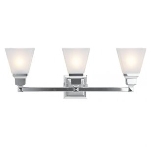 livex lighting mission 3 bath light in chrome