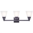 Livex Lighting Mission 3 Bath Light in Bronze