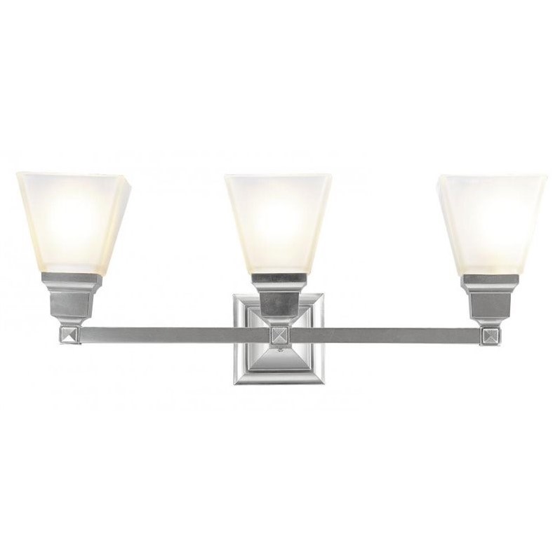 Livex Lighting Mission 3 Bath Light in Brushed Nickel