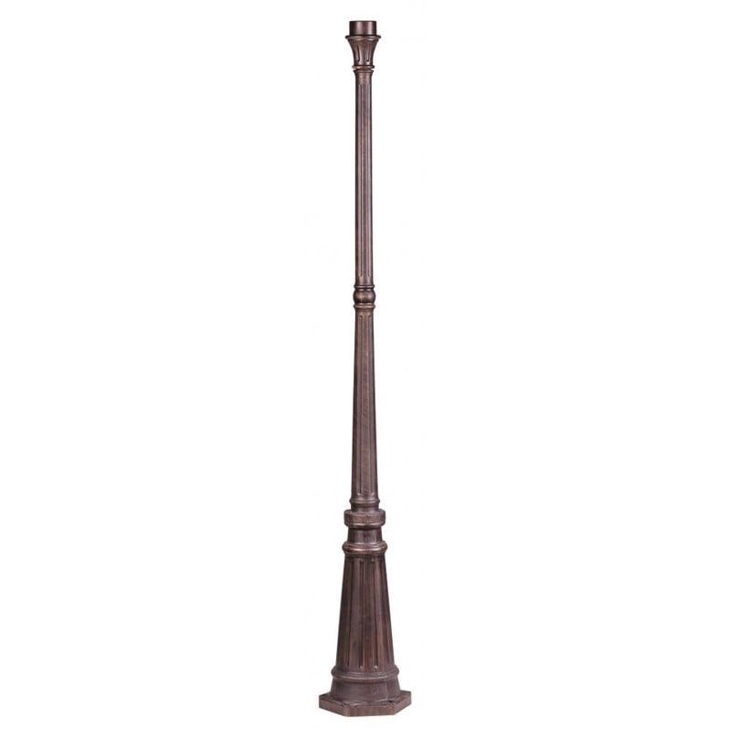 Livex Lighting Outdoor Cast Aluminum Post in Imperial Bronze
