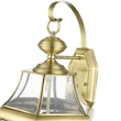 Livex Lighting Monterey Outdoor Wall Lantern in Antique Brass