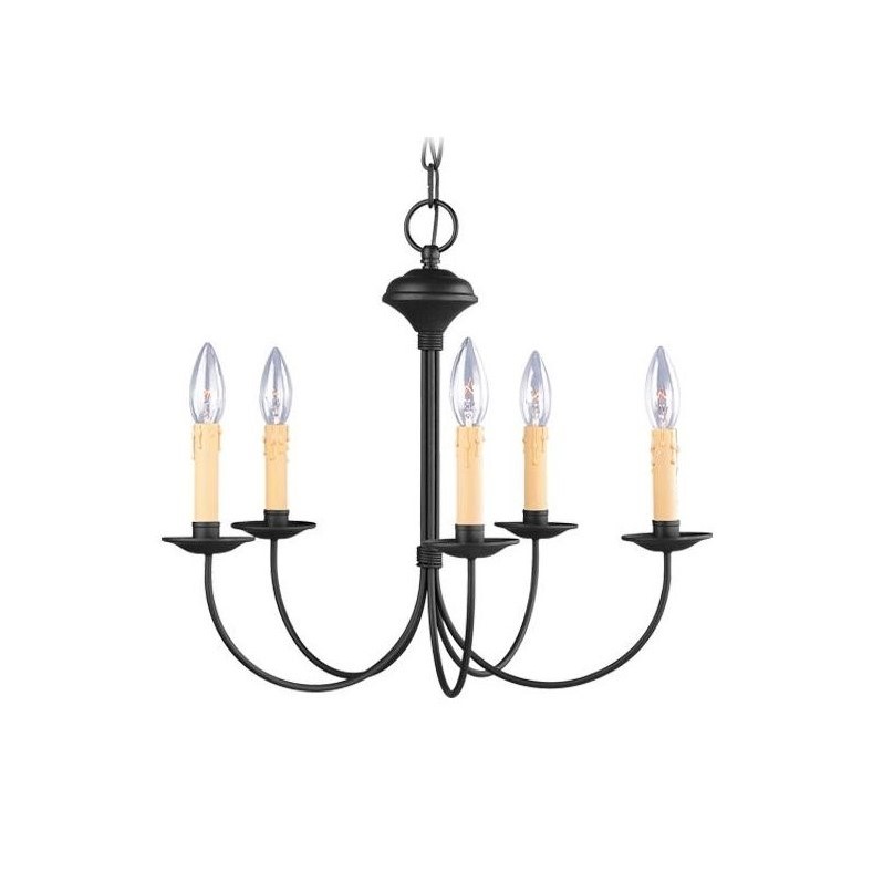Livex Lighting Heritage Chandelier in Black