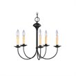 Livex Lighting Heritage Chandelier in Black