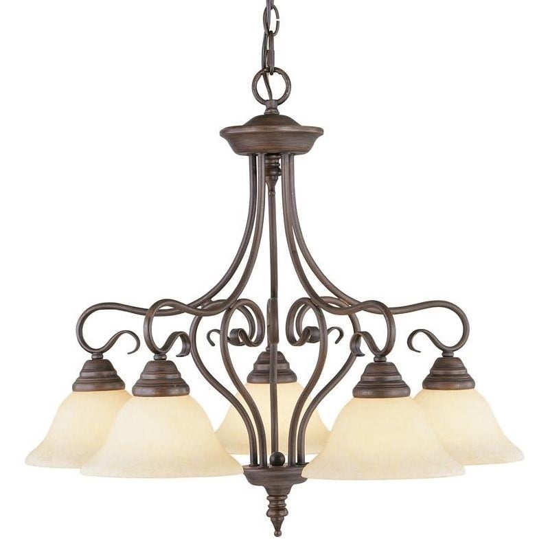 Livex Lighting Coronado Chandelier in Imperial Bronze