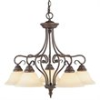Livex Lighting Coronado Chandelier in Imperial Bronze