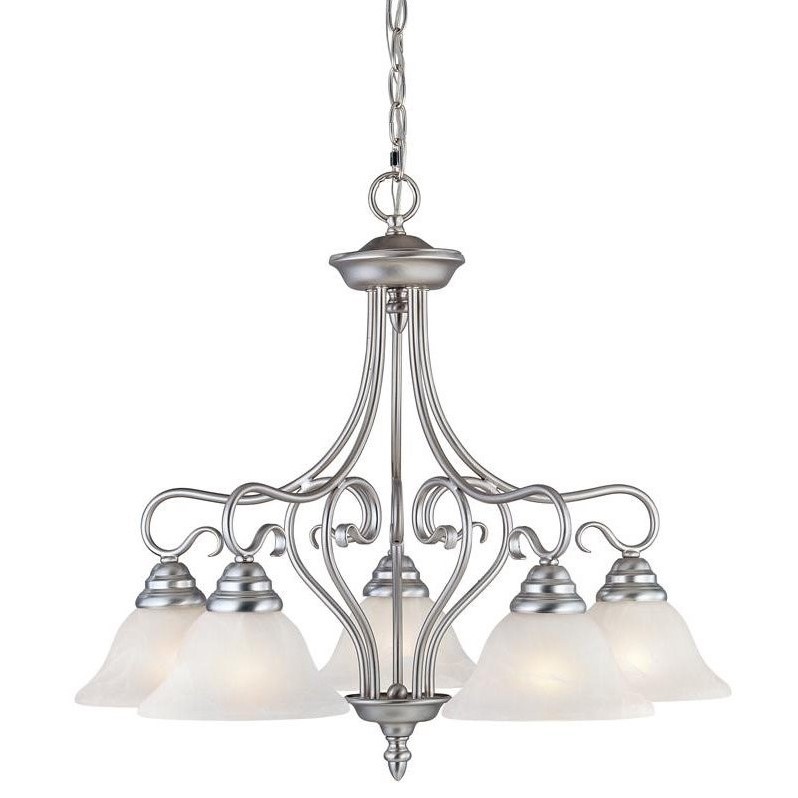 Livex Lighting Coronado Chandelier in Brushed Nickel