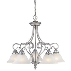 Livex Lighting Coronado Chandelier in Brushed Nickel
