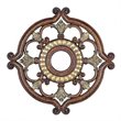 Livex Lighting Ceiling Medallion in Palacial Bronze with Gilded Accents