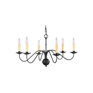 Livex Lighting Heritage Chandelier in Black