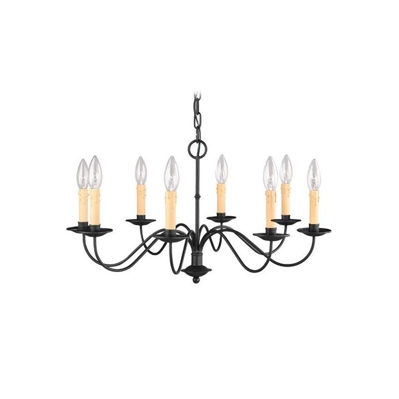Livex Lighting Heritage Chandelier in Black