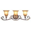 Livex Lighting Villa Verona Bath in Verona Bronze with Aged Gold Leaf Accents