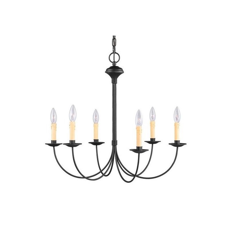 Livex Lighting Heritage Chandelier in Black