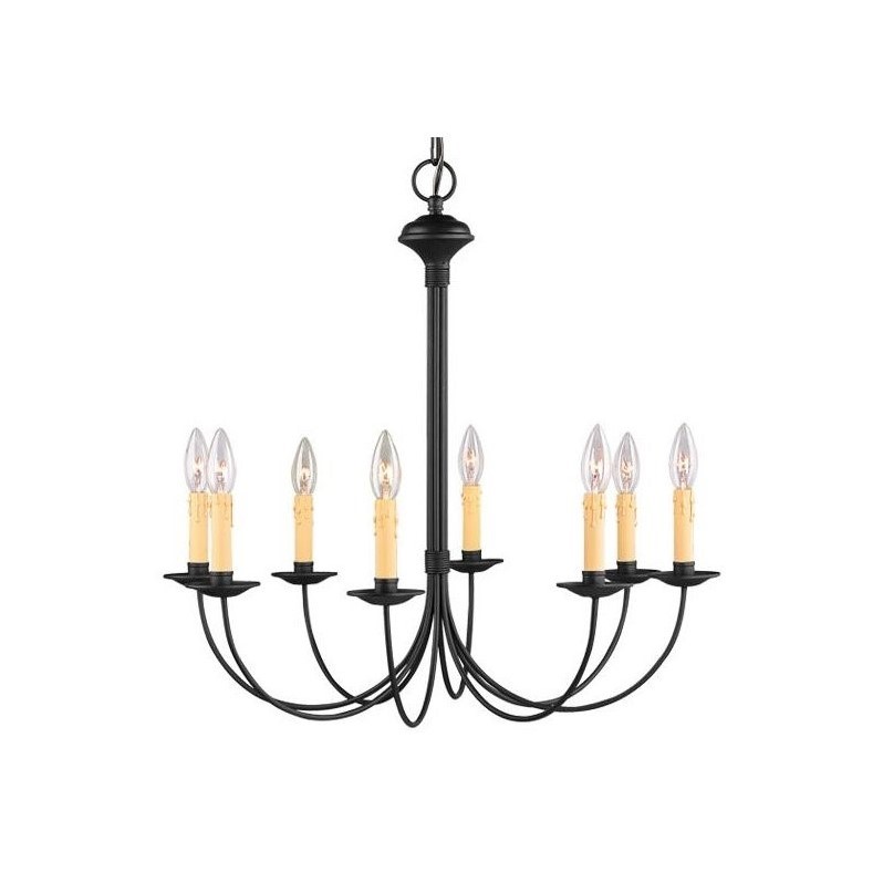 Livex Lighting Heritage Chandelier in Black