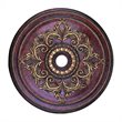 Livex Lighting Ceiling Medallion in Verona Bronze with Aged Gold Leaf Accents