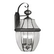 Livex Lighting Monterey Outdoor Wall Lantern in Black