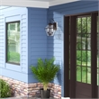 Livex Lighting Westover 2-Light Brass Outdoor Wall Lantern in Bronze