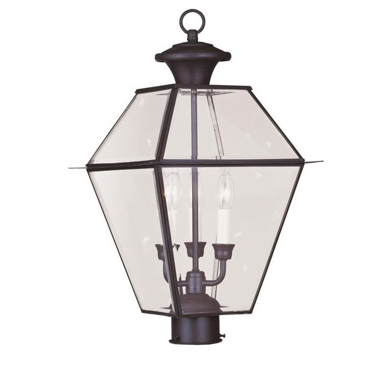 Livex Lighting Westover Outdoor Post Head in Bronze