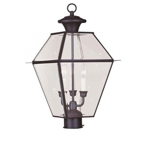 Livex Lighting Westover Outdoor Post Head in Bronze