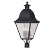 Livex Lighting Amwell Outdoor Post Head in Black