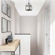 Livex Lighting Milford 2 Light Black Chain Hang/Ceiling Mount
