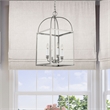 Livex Lighting Milford 4 Light Brushed Nickel Chain Lantern