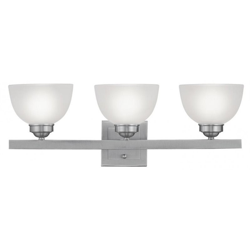 Livex Lighting Somerset Bath 3 Light in Brushed Nickel