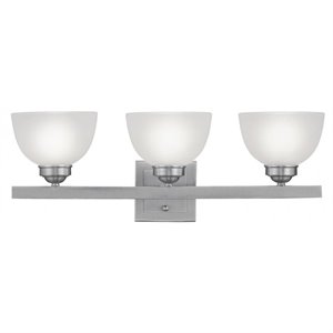 Livex Lighting Somerset Bath 3 Light in Brushed Nickel