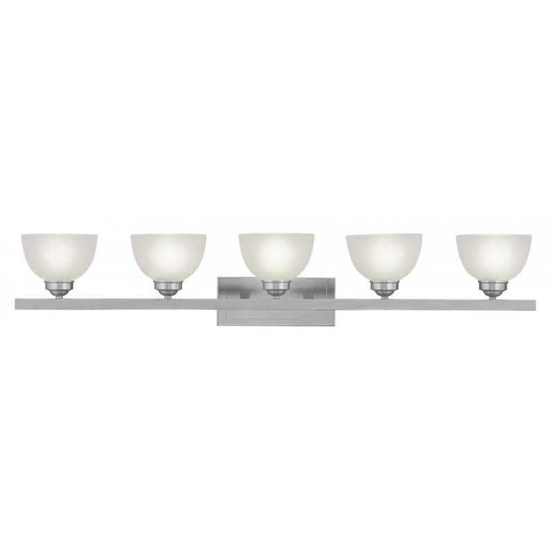 Livex Lighting Somerset Bath 5 Light in Brushed Nickel