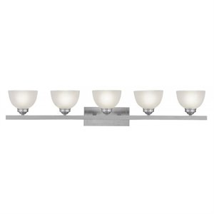 Livex Lighting Somerset Bath 5 Light in Brushed Nickel
